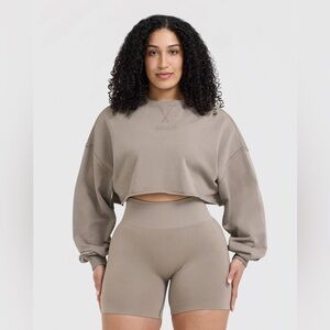 Oner Active Raw Lounge Crop Sweatshirt | Minky - S